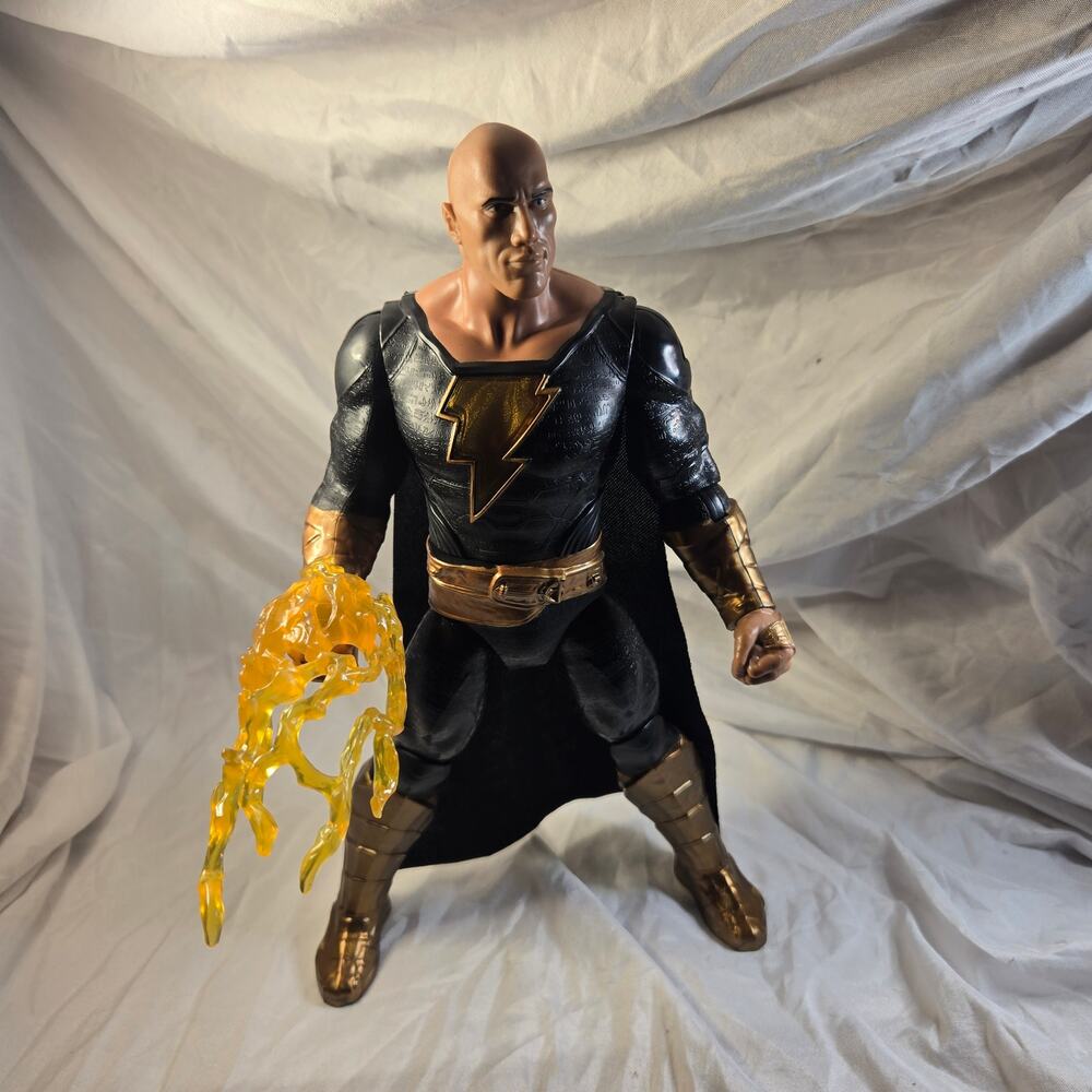 THE ROCK BLACK ADAMS FIGURE 12 INCHES TALL